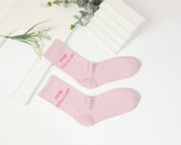 Chaussettes hautes à message