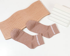Chaussettes paillettes mi hautes à messages - Capricieuse