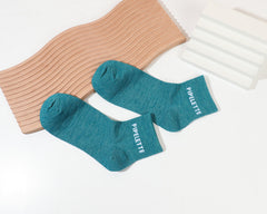 Chaussettes paillettes mi hautes à messages - Pipelette