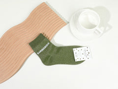 Chaussettes mi hautes à message - Baroudeuse