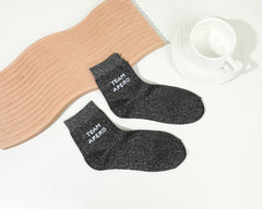 Chaussettes mi hautes à message - Team apéro