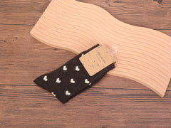 Chaussettes impr Coeurs (hiver)