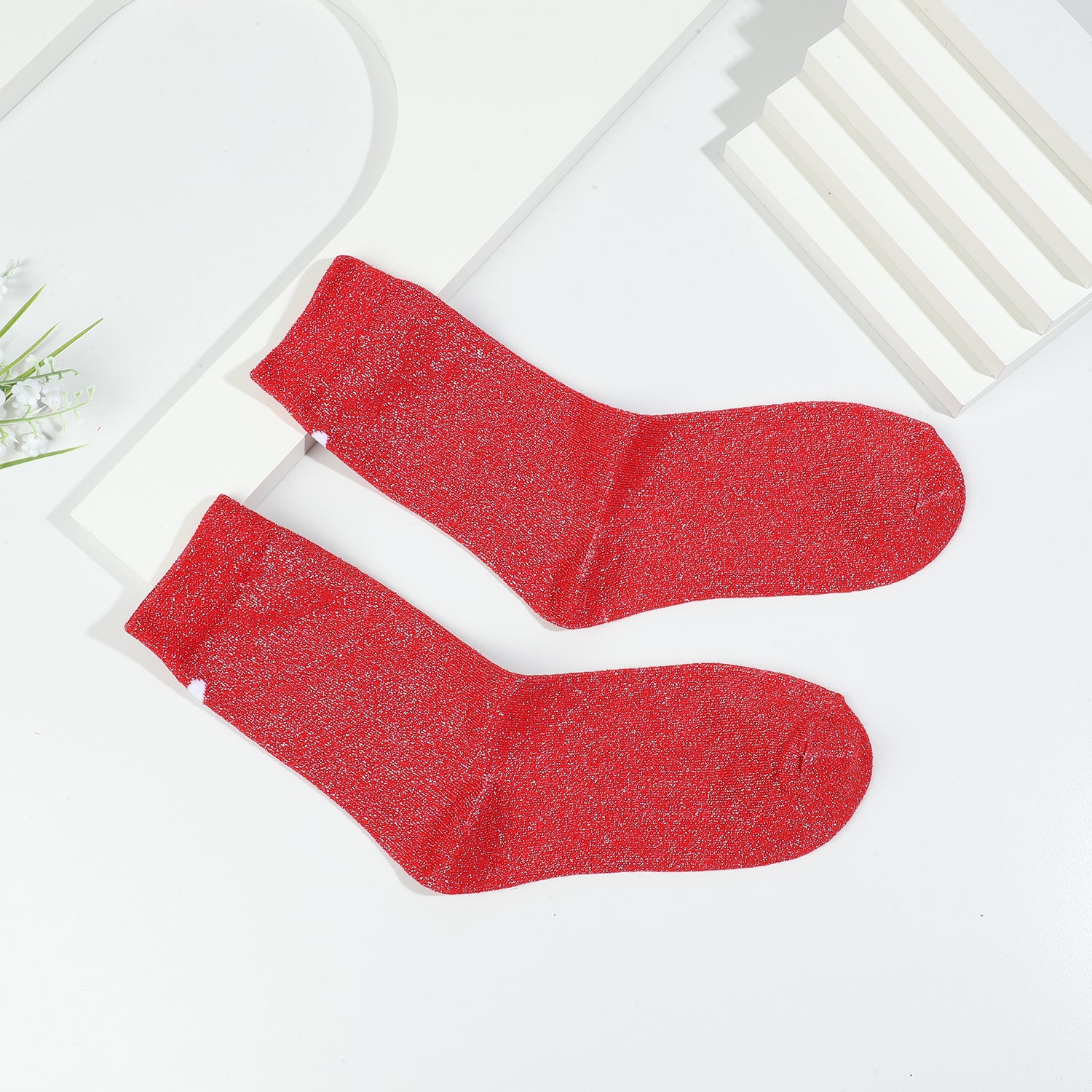 Chaussettes hautes coeurs