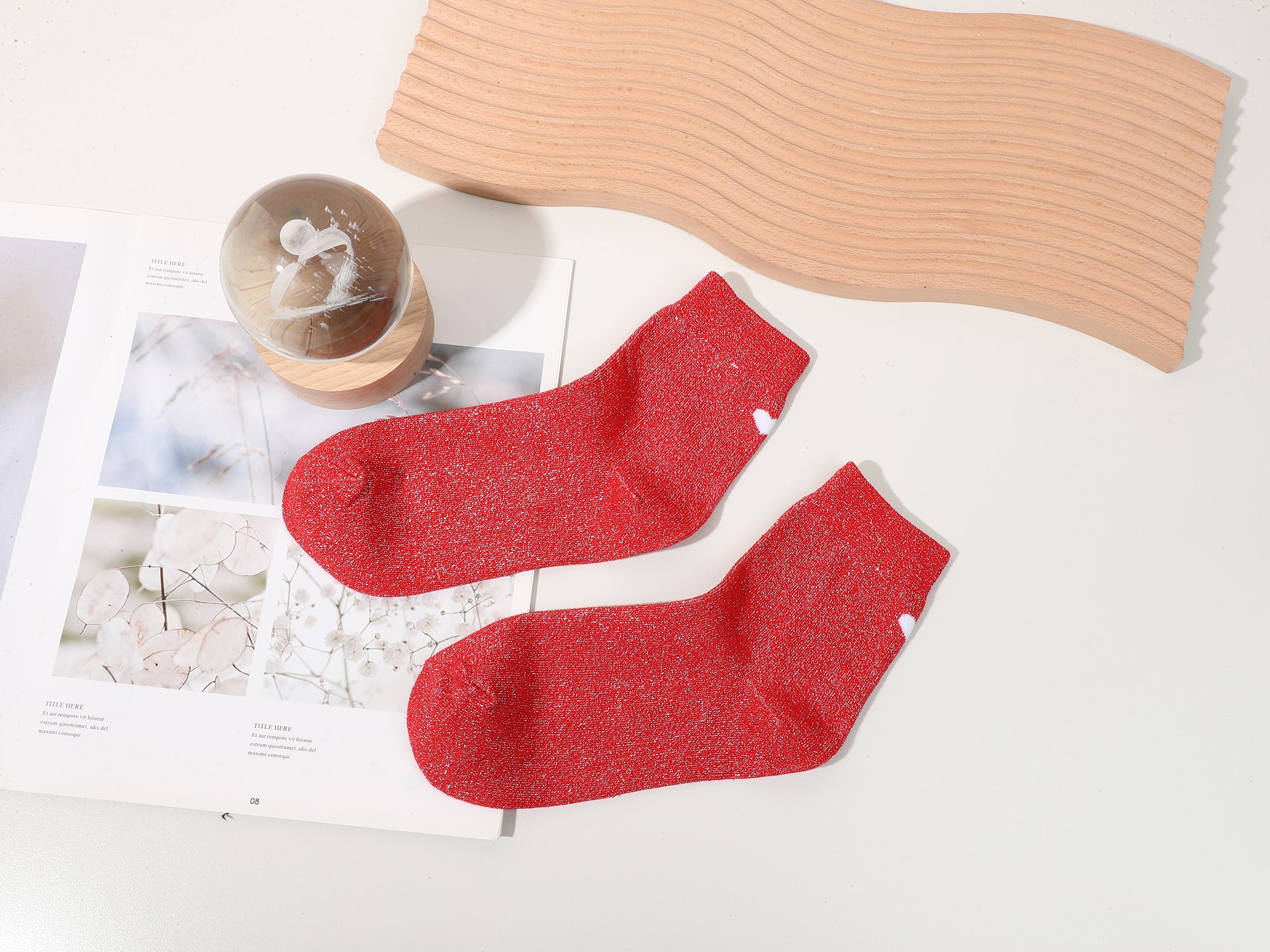 Chaussettes Mi-hautes Coeurs