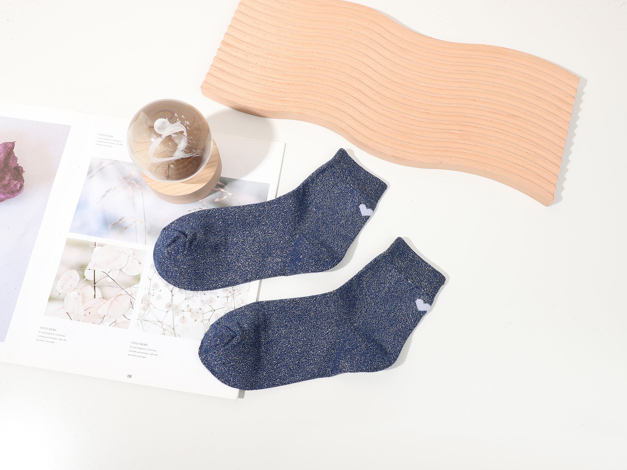 Chaussettes Mi-hautes Coeurs