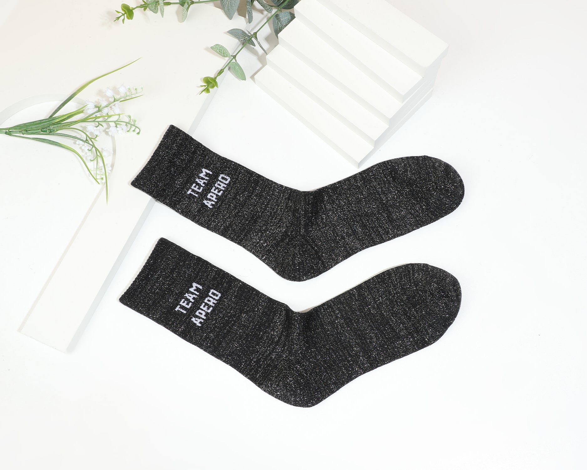 Chaussettes hautes à message