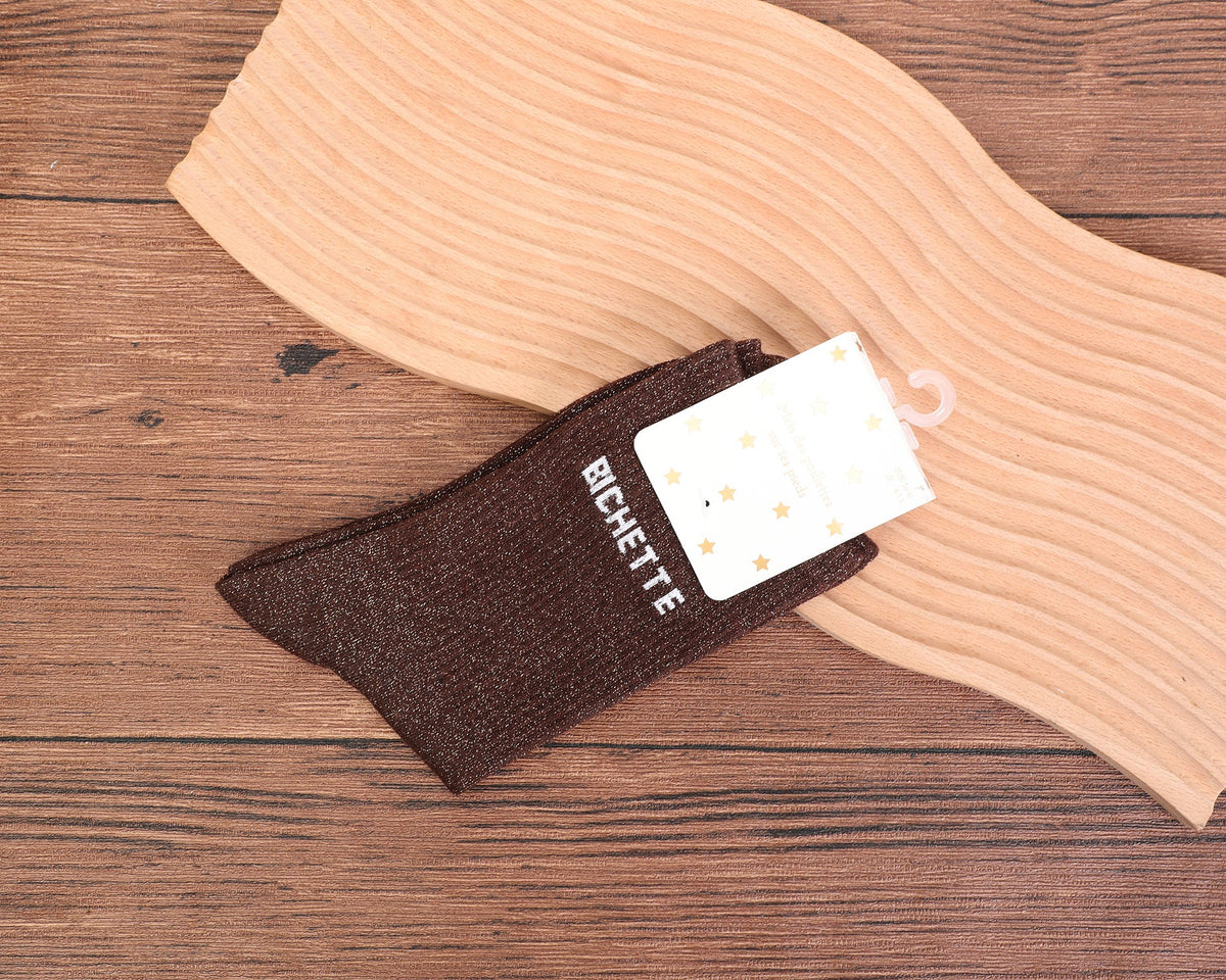 Chaussettes Paillettes Hautes - Bichette