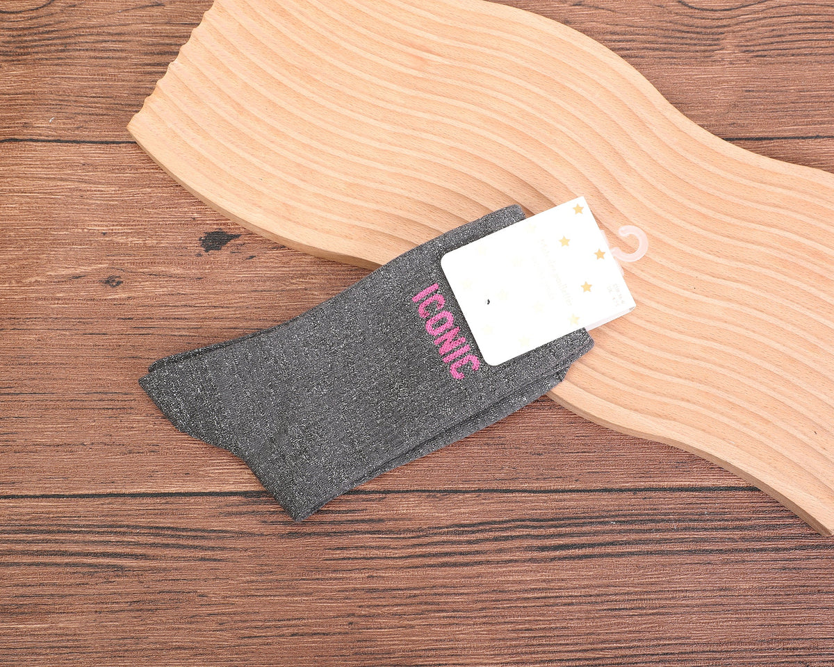 Chaussettes Paillettes Hautes - Iconic