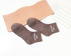Chaussettes paillettes mi hautes à messages - Ame curieuse
