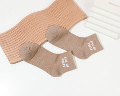 Chaussettes paillettes mi hautes à messages - Ame de poète