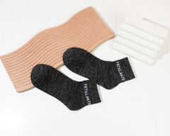 Chaussettes paillettes mi hautes à messages - Pétillante