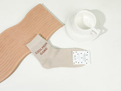 Chaussettes mi hautes à message - Cool Mom gang