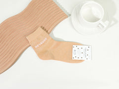 Chaussettes mi hautes à message - Reveuse