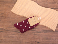 Chaussettes impr Coeurs (hiver)
