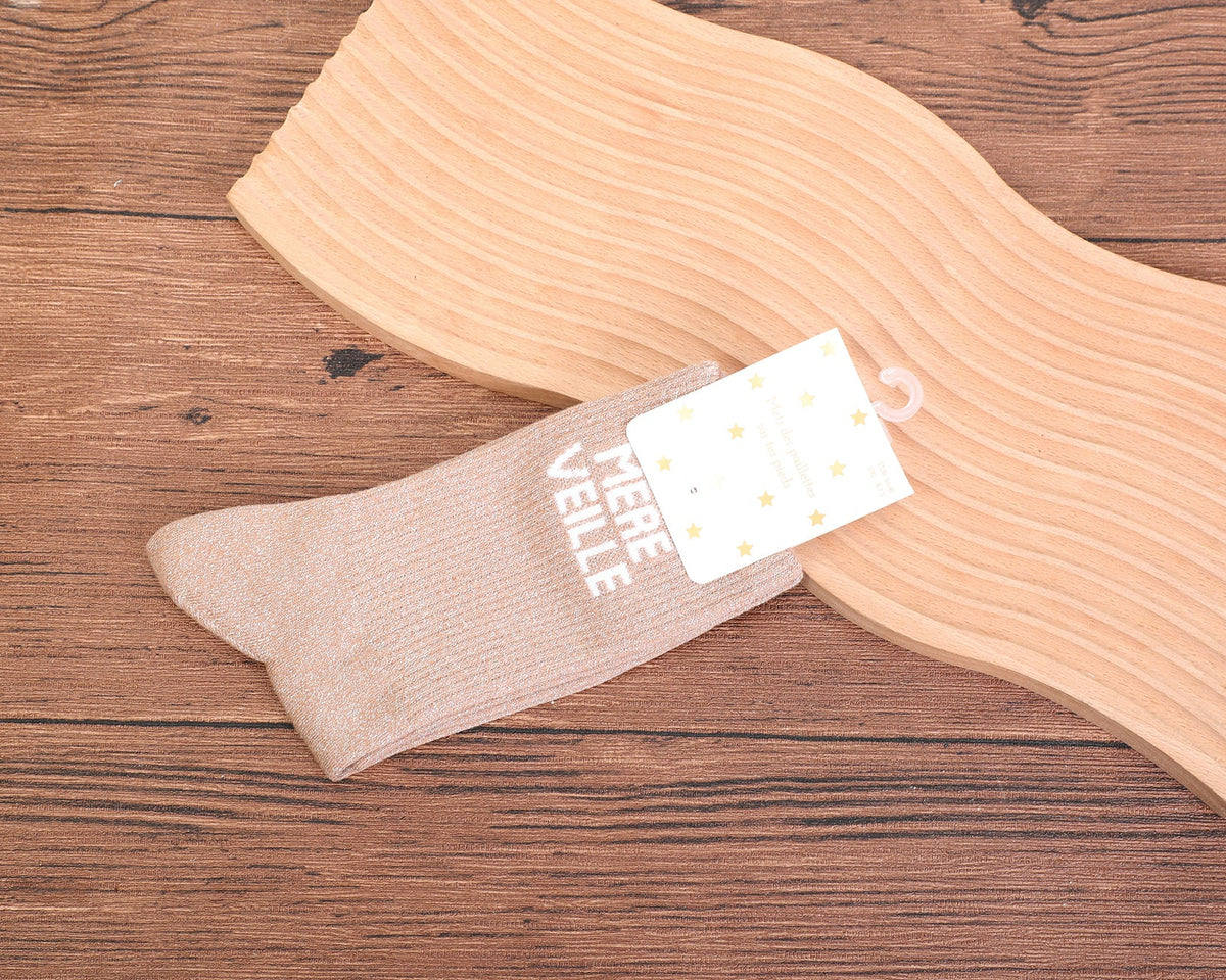 Chaussettes Paillettes Hautes - Mere Veille